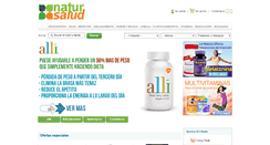 Desktop Screenshot of natursalud.com