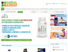 Tablet Screenshot of natursalud.com